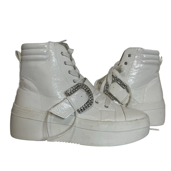 gianni bini rhinestone sneakers